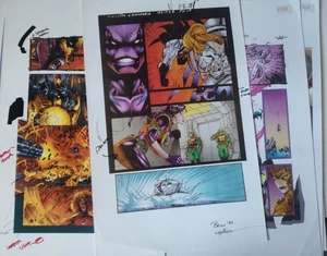 IMAGE COMICS COLOR PRODUCTION ART PROOFS 11 CYBER FORCE STRYKE FORCE - Picture 1 of 11