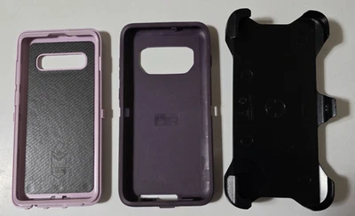 Funda y funda serie OtterBox Defender para Samsung Galaxy S10+ (solo) - púrpura Foto 1 de 4