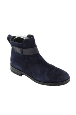 Botas al tobillo Gravati para mujer de gamuza con cremallera de tacón bajo azul liso talla 5,5 Foto 1 de 4