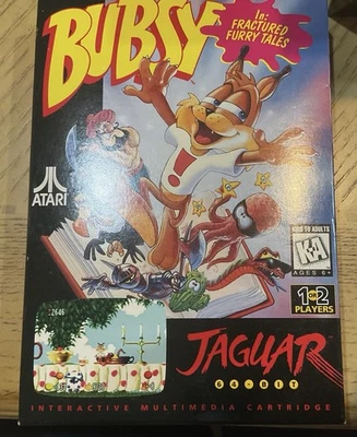 Atari Jaguar Bubsy - Fractured Furry Tales - Manual Included Preowned - Image 1 of 4