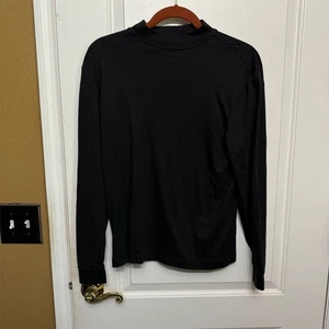 Murano Herren Langarmshirt schwarz Stehkragen Größe S - Bild 1 von 6