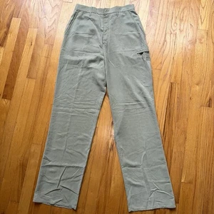 GO SILK GoSilk Utility Cargo Pocket Chino Hose Grün 8 Minimalistisch Boho Basic - Bild 1 von 9