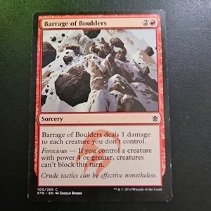MTG Magic the Gathering Barrage of Boulders (100/282) Khans of Tarkir LP TCG CCG - Picture 1 of 6
