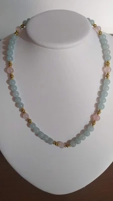 Collana verde acqua - Immagine 1 di 2