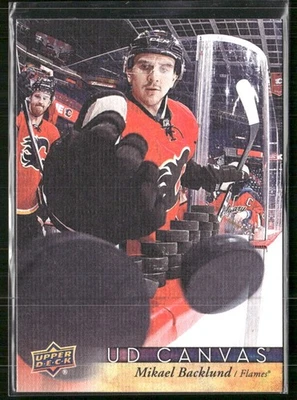 2017-18 Upper Deck - Ud Canvas Mikael Backlund #C-13 - Image 1 of 2