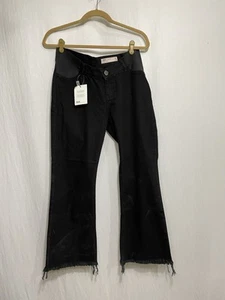Jeans ASOS maternità nero alla caviglia orlo grezzo TG 6 - Foto 1 di 10