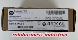 New Factory Sealed AB 1769-IF4XOF2 CompactLogix 4-In/2-Out Analog Module - Picture 1 of 3