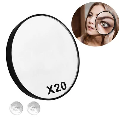 10/20/30x Magnifying Mirror Small Magnifying Mirror Travel Suction Cup Mirror - Image 1 of 4