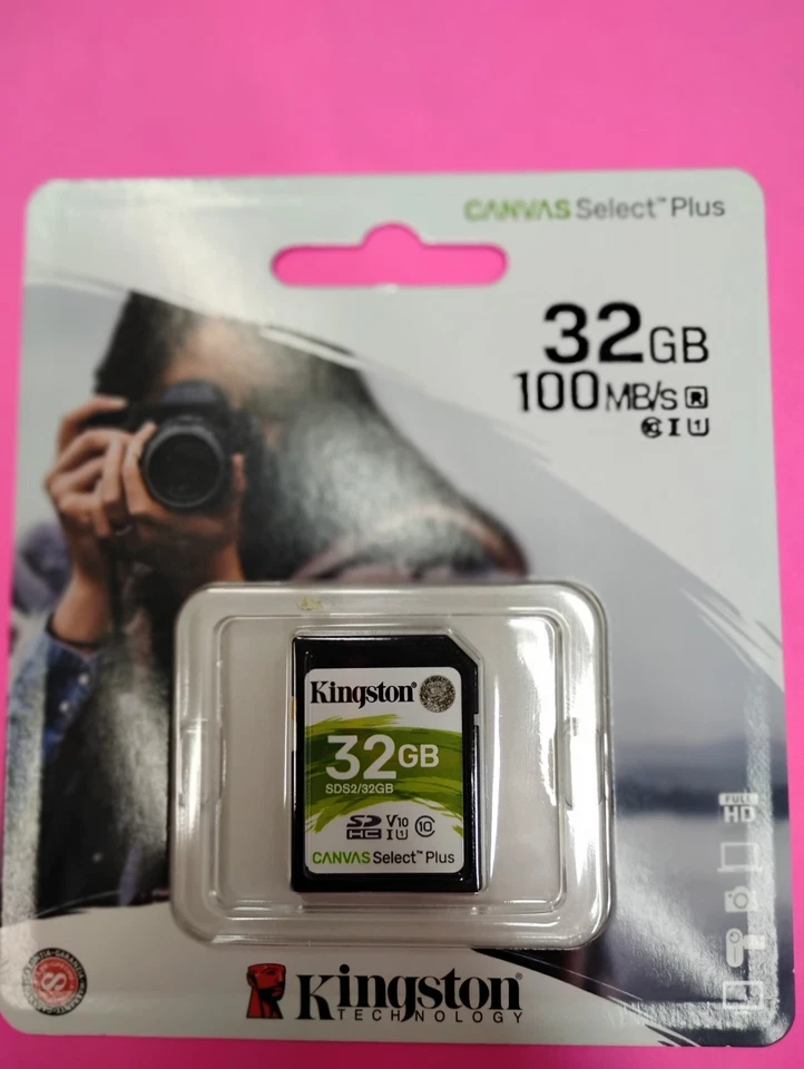 Kingston Canvas Select Plus 32gb SDHC SD Card