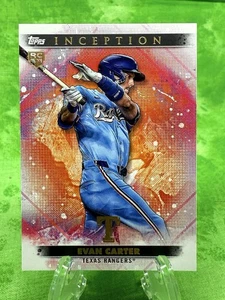 Evan Carter RC - 2024 Topps Inception #5 Texas Rangers - Rookie Card - Picture 1 of 11