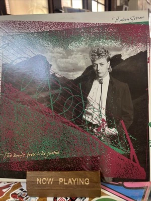 Brian Setzer ‎– The Knife Feels Like Justice Label: EMI America ‎– ST-17178" NM - Image 1 of 4