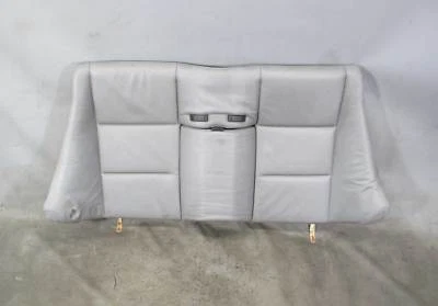 BMW E46 M3///M 2001-2006 convertible asiento trasero respaldo gris cuero Napa OEM Foto 1 de 4