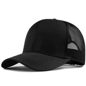 XXL 62-65cm Oversize Mesh Trucker Baseball Cap,Breathable Quick Dry Running hat