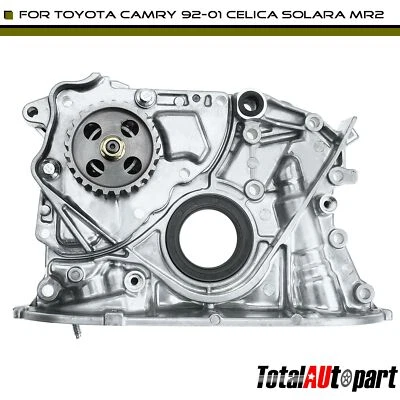 New Engine Oil Pump for Toyota Camry 1992-2001 Celica MR2 Solara L4 2.0L 2.2L - Image 1 of 4