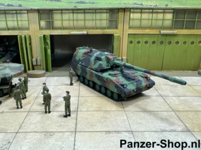 PANZER-SHOP.NL Bundeswehr Panzerhaubitze 2000 Panzer, Spur H0, 1:87, Unbemalt, Minitanks