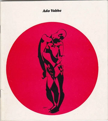 ADO VABBE Personal EXHIBITION Illustrated CATALOG with Biography ESTONIA 1976 - Image 1 of 4
