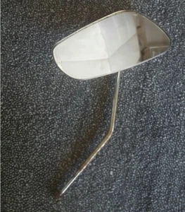 Genuine VW SPLITTY 1960's S/STEEL EXTERIOR DOOR MIRROR & ARM SET WITH GLASS - Picture 1 of 7