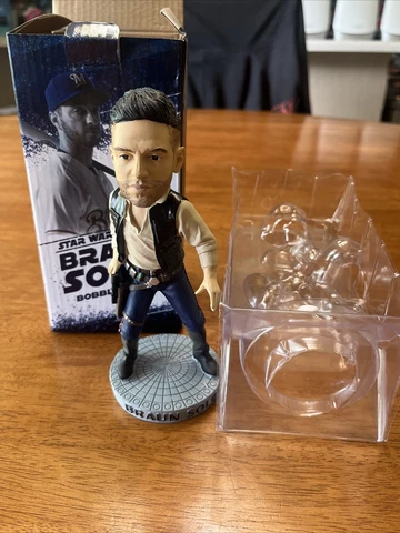 NIB 2018 STAR WARS RYAN BRAUN SOLO MILWAUKEE BREWERS BOBBLEHEAD THEMED SGA Cover