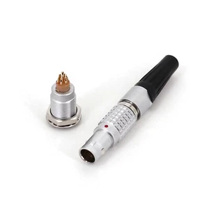 Push Pull 0B FGG EGG 7-Pin 9mm Panel Mount Male and Female Cable Plug Connector - Picture 1 of 6
