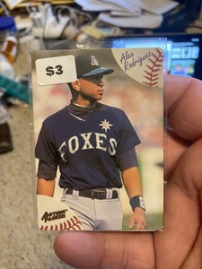 1994  ACTION PACKED MINOR LEAGUE ROOKIE CARD SEATTLE MARINERS ALEX RODRIGUEZ #1