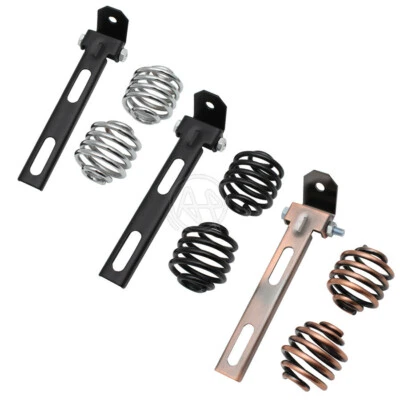 Kit de montaje de resorte y soporte para asiento individual de motocicleta de 2" para Harley Chopper Bobber Foto 1 de 4