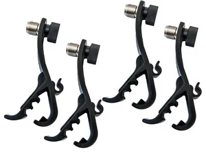 4er Set Schlagzeugmikrofonklemme / Drum Mikrofonklemme / Schlagzeug Mikro Klemme - Bild 1 von 6