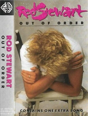 Rod Stewart ‎Out Of Order CASSETTE ALBUM Rock Pop Contains 1 extra song - Image 1 of 4