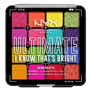 NYX Pro Makeup Ultimate I Know That's Bright Eye & Face Color Palette -EyeShadow - Picture 1 of 8