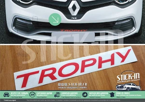 Renault Clio 4 Rs Edc Trophy 220 Stickers Bumper Front Bumper - Picture 1 of 5