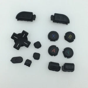 10sets Black For New 3DS LL XL ABXY Buttons D Pad Power L R Trigger Buttons Kits - Picture 1 of 4