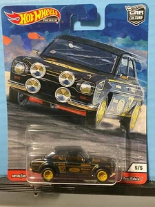1/64 HOT WHEELS REAL RIDERS HOT WHEELS CAR CULTURE '70 FORD ESCORT RS1600 5/5 - Picture 1 of 2
