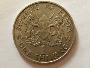 Kenia, 1 Schilling Münze, 1971. - Bild 1 von 2