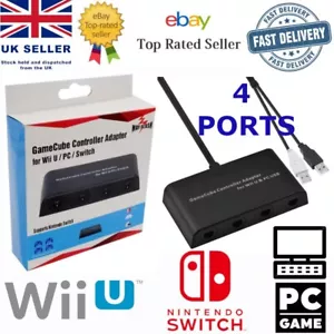 Mayflash GameCube Controller Adapter für Wii U, PC USB und Switch, 4 Port - Bild 1 von 2