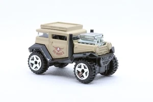HOT WHEELS VHTF 2008 NEW MODELS SERIES BAD MUDDER 2 TAN JEEP 4X4 OFFROADER - Picture 1 of 7
