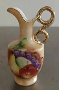 Vintage porcelain miniature Lefton pitcher 3.1" tall - Picture 1 of 12