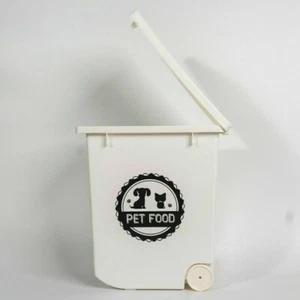 20 Litre Pet Food Dry Container Animal Cat Dog Storage Bin Box Scoop Basket - Picture 1 of 4