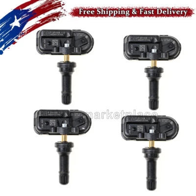 4 peças sensores de pressão de pneus TPMS 68249197AA para Ram 1500 2500 3500 Jeep Cherokee - Imagem 1 de 4