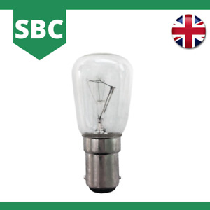 15W Pygmy Light Bulb Lamp SBC - B15 1000 Hour 240v Appliance Machine Panel Sign