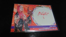 Akari Pure-J Bbm Women'S Pro Wrestling Card 2020 Ambitious Autographed 073/120