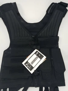 BLACKHAWK! 30EV31BK Omega Elite Mens Black Adjustable Nylon Tactical Vest Rifle - Picture 1 of 9