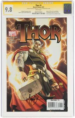 Thor 1 CGC 9.8 Signed by Michael Turner - Image 1 of 2