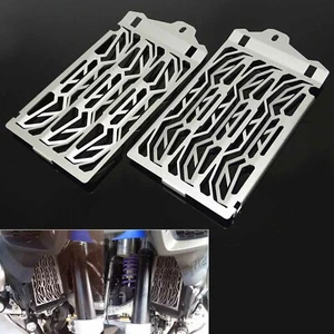 Radiator Water Cooler Grille Guard Cover Silver For BMW R1200GS LC ADV R1250GS - Picture 1 of 7