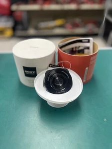 SONY CyberShot DSC-QX10 18.2MP Digital Camera WiFi Exmor G CMOS In Box working - Picture 1 of 2