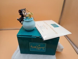 Walt Disney WDCC Pinocchio " Figaro and Cleo "  Purrfect Kiss Ornament COA BOX - Picture 1 of 8