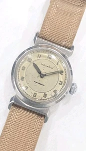 Vintage 1940’s  Movado Ref. 11730 Acvatic Stainless Steel Cal. 150 MN Watch  - Picture 1 of 24