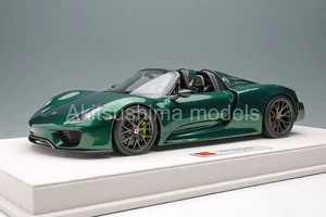 Make Up EIDOLON EML089D 1/18 Porsche 918 Spyder Weissach package Green Metallic - Picture 1 of 8