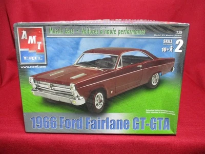 1966 Ford Fairlane GT-GTA Muscle Car '66 AMT Ertl 1:25 Scale Model Kit 31935 - Image 1 of 4
