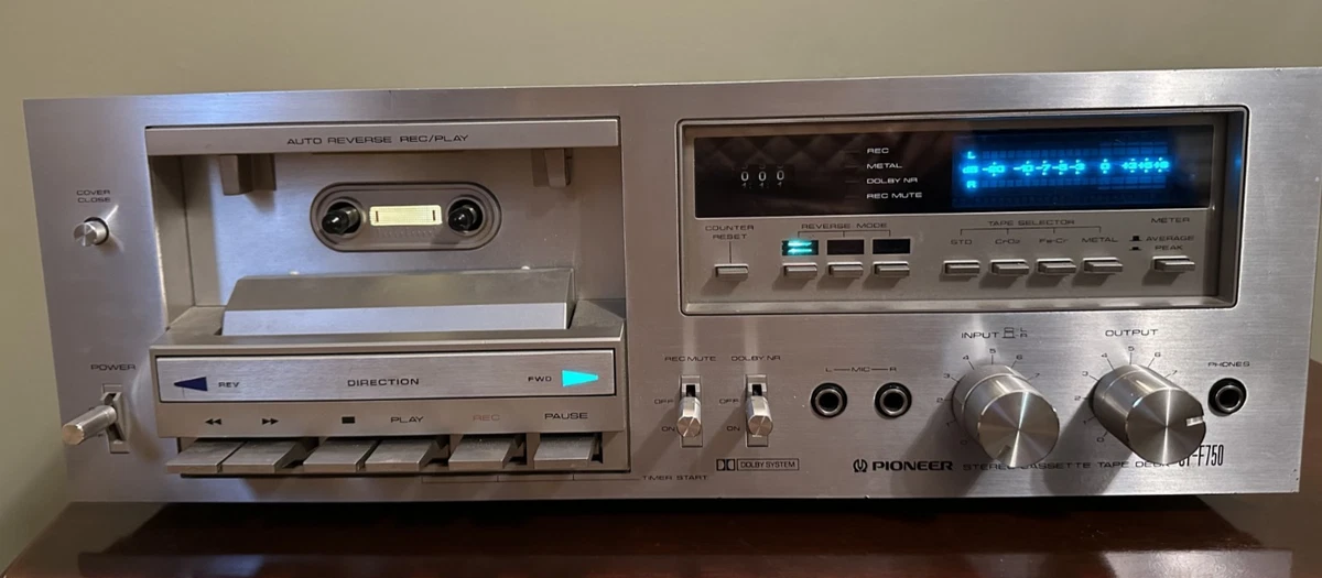 ☆PIONEER STEREO CASSETTE DECK CT-7 【品1】 Pioneer CT-F750