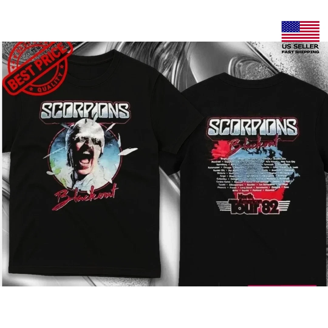 SCORPIONS BLACKOUT TOUR1982 ヴィンテージTシャツ L Scorpions - Blackout Tour 1982 - T-Shirt | Impericon
