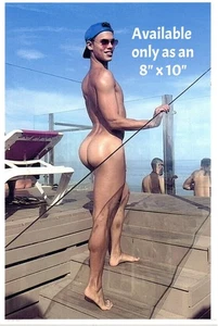 Nude Male Bodybuilder Beefcake Physique Gay 8x10 Photo Photograph Reprint 431 - Picture 1 of 1